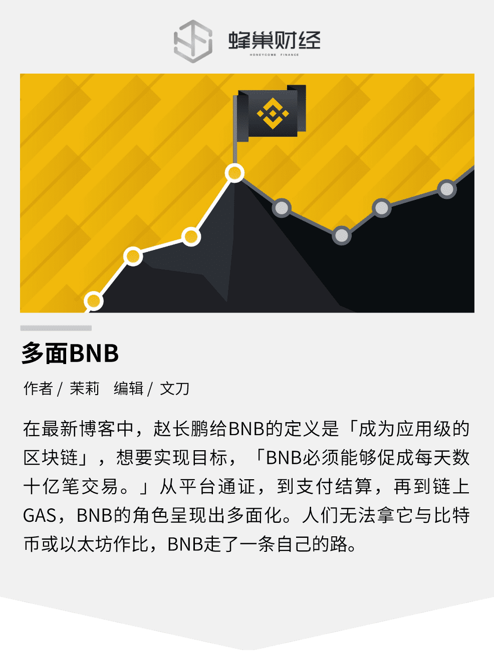 带你了解多面得BNB