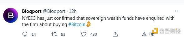比特币下一站:主权财富基金和比特币ETF