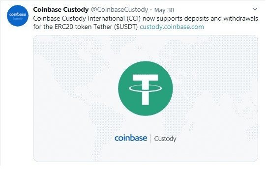 从Coinbase二度推迟USDT交易,可以看到什么?