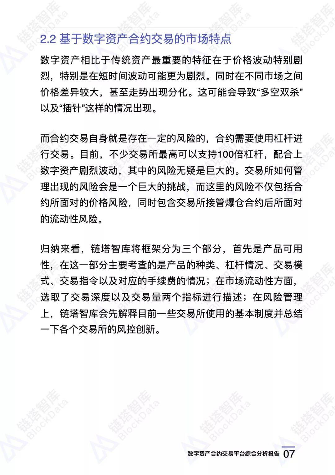 数字资产合约交易平台综合分析报告