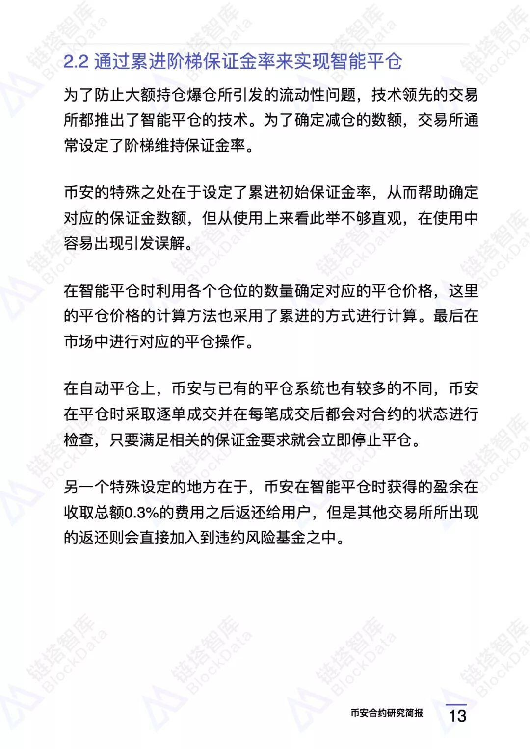 币安合约研究报告 |链塔智库