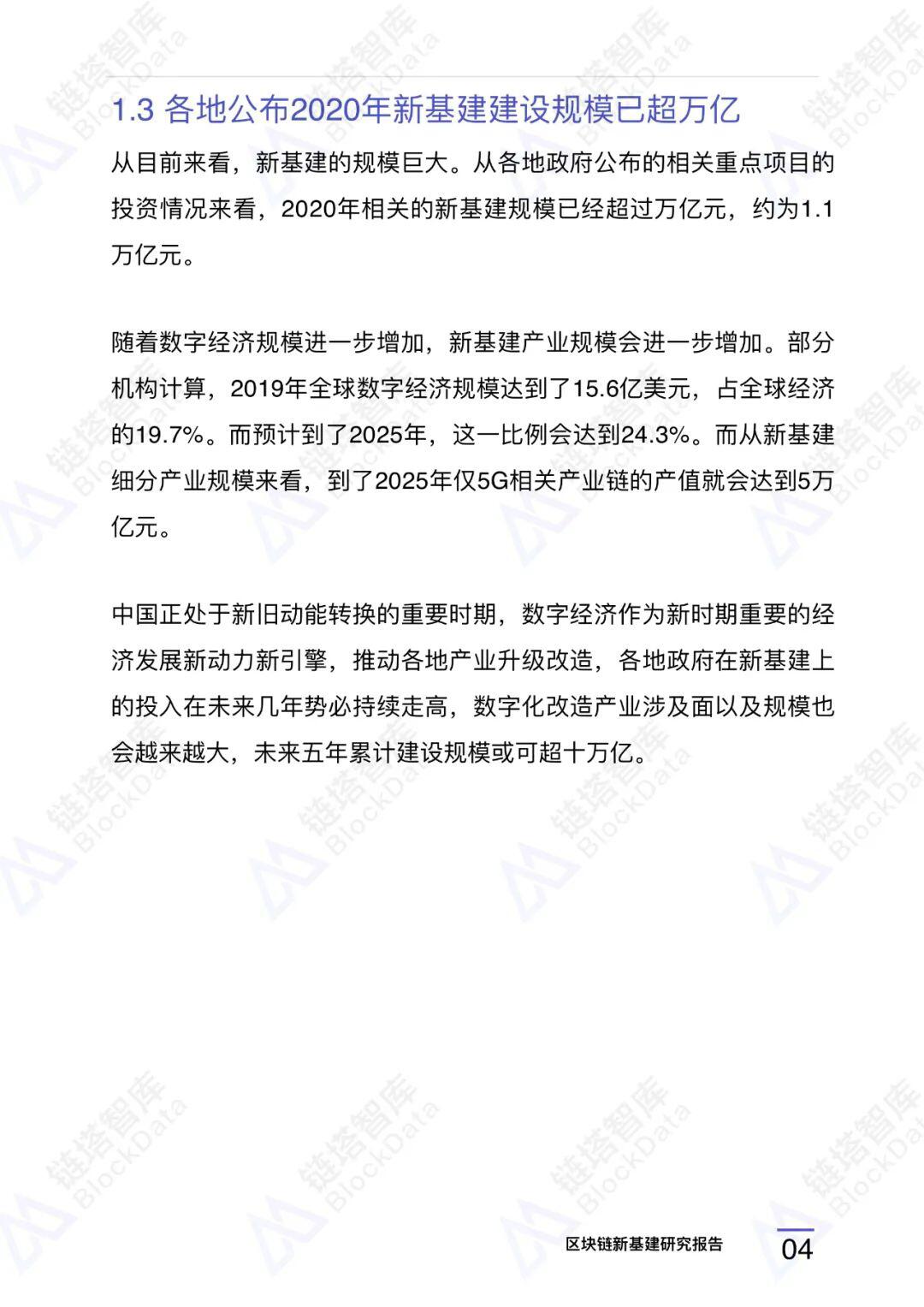 区块链新基建研究报告