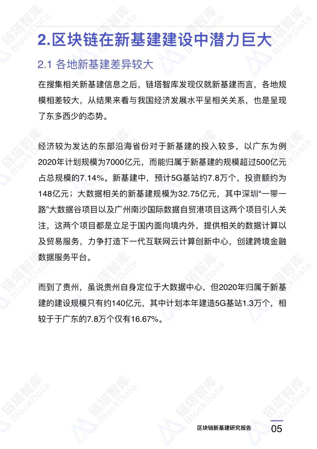 区块链新基建研究报告