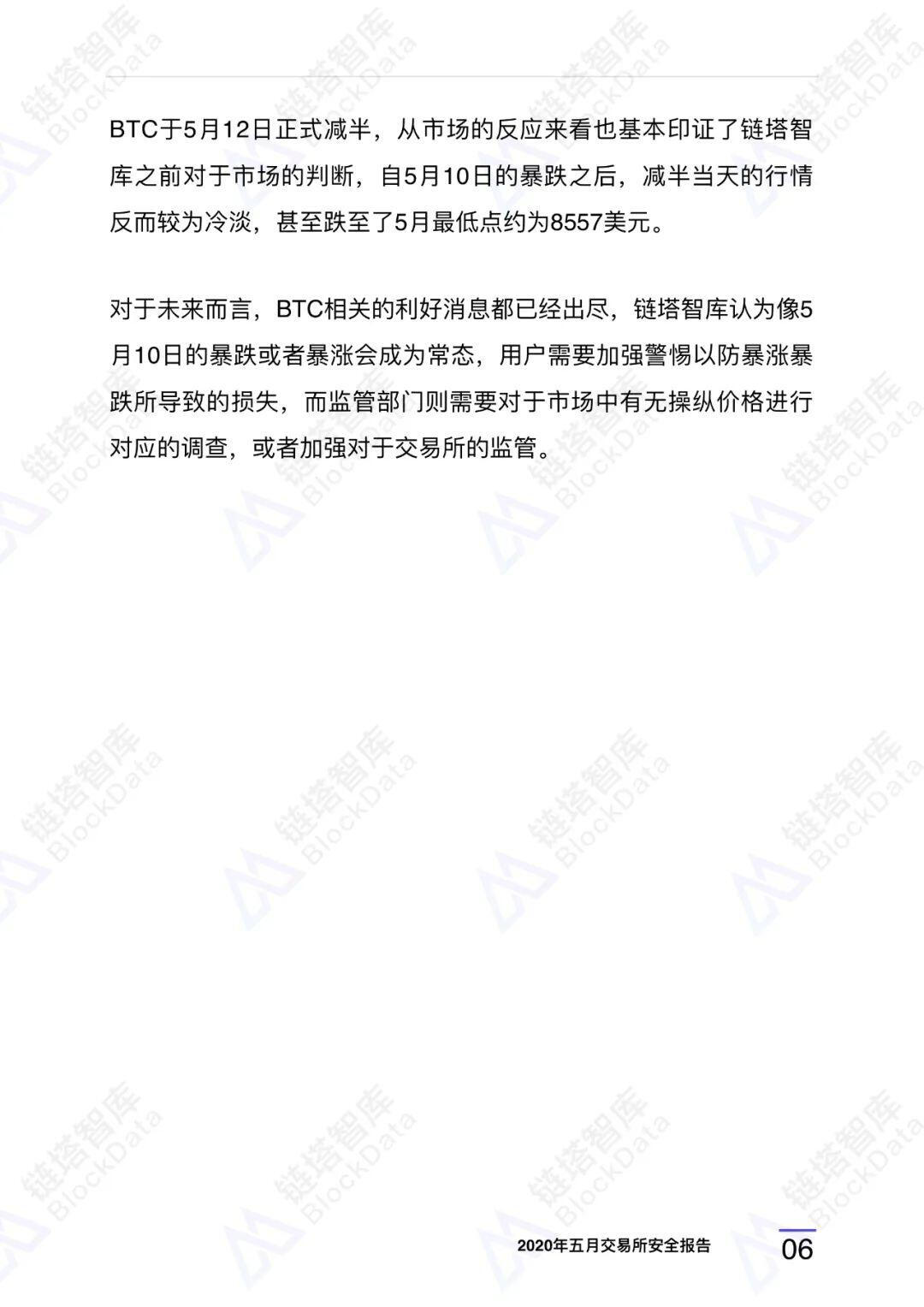 2020年五⽉交易所安全研报