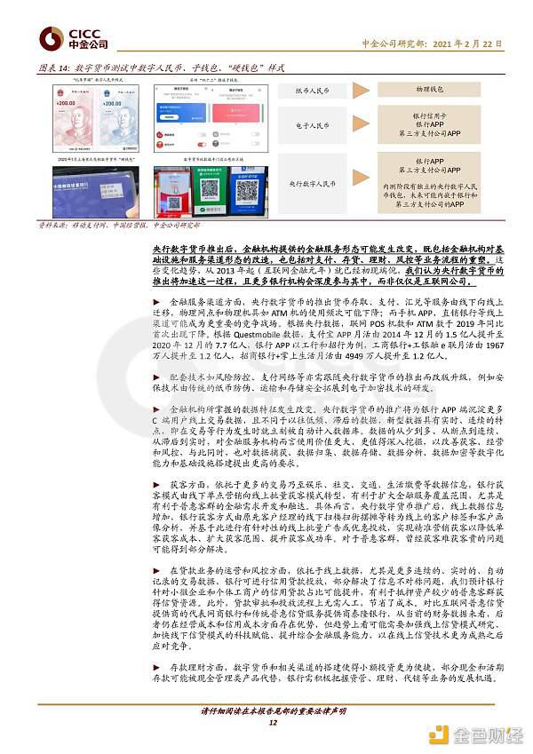 证券研究报告:数字货币对金融行业的影响