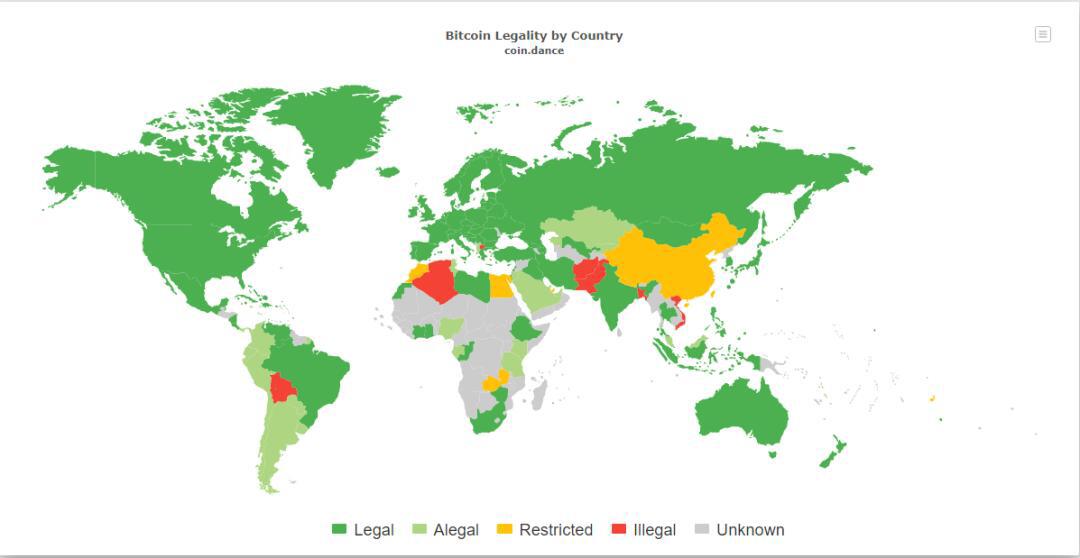 比特币强大生命力的体现:BTC挖矿、活跃交易员和使用者地域分布报告