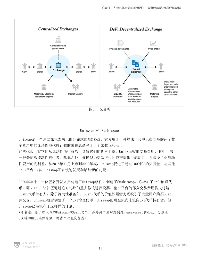 沃顿商学院与世界经济论坛联合发布DeFi报告:《DeFi-去中心化金融的新世界》