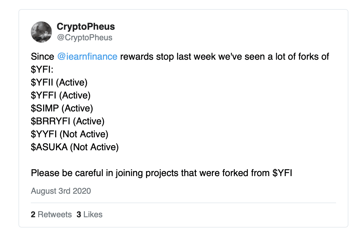 DeFi领域近期三大事:Balancer、Bancor V2和YFI克隆体