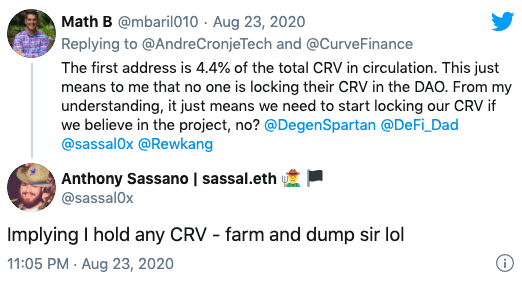 Curve团队被囤积代币、操纵投票,DeFi项目出现“去中心化”信任危机