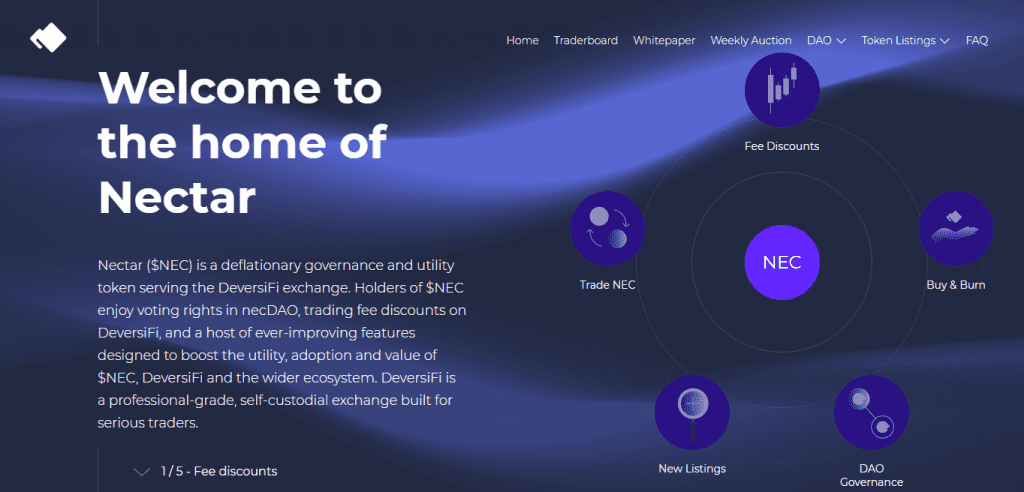 DeFi新将领Nectar(NEC),将引领 Dex + DAO 新趋势?