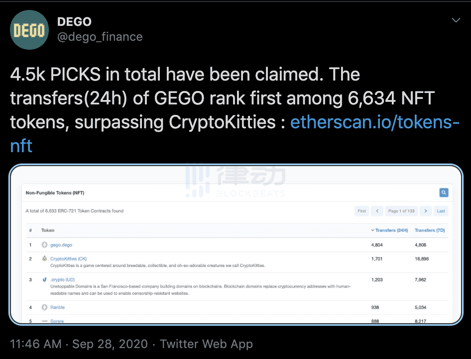 抽最高价值上千美金的DeFi盲盒 如何领取DEGO的NFT?