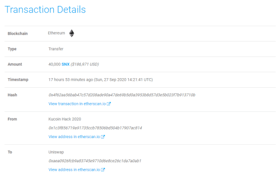 KuCoin攻击者被嘲笑后,用DeFi变现上亿被盗资产
