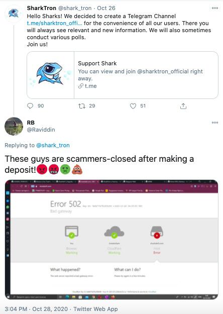 DeFi项目SharkTron跑路,波场联合币安冻结部分资金