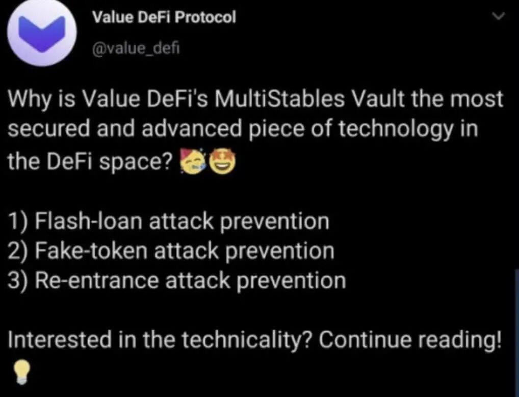 Value DeFi遭黑客攻击始末,闪电贷这次又带走了700万美元