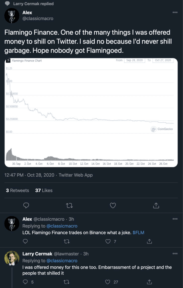 Neo重金打造的Flamingo火烈鸟为何陨落?(DeFi戏剧)
