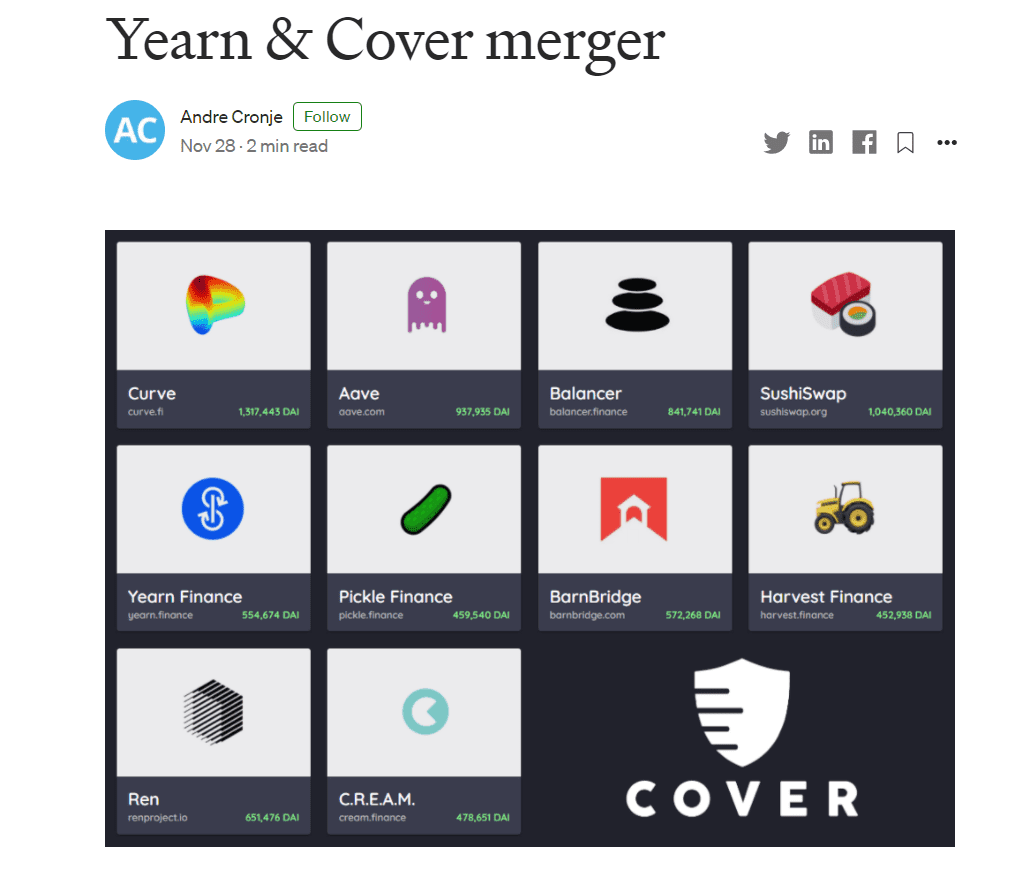 DeFi 保险空间巨大，Nexus Mutual、Cover、Nsure 模式对比