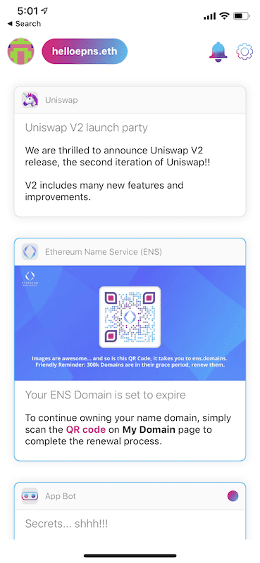 链上信息推送服务EPNS,让你第一时间知道自己被爆仓……