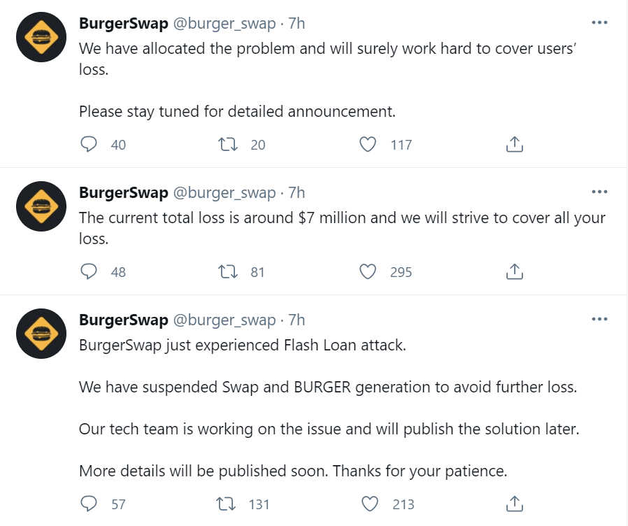 我竟骗了我自己?—— BurgerSwap 被黑分析
