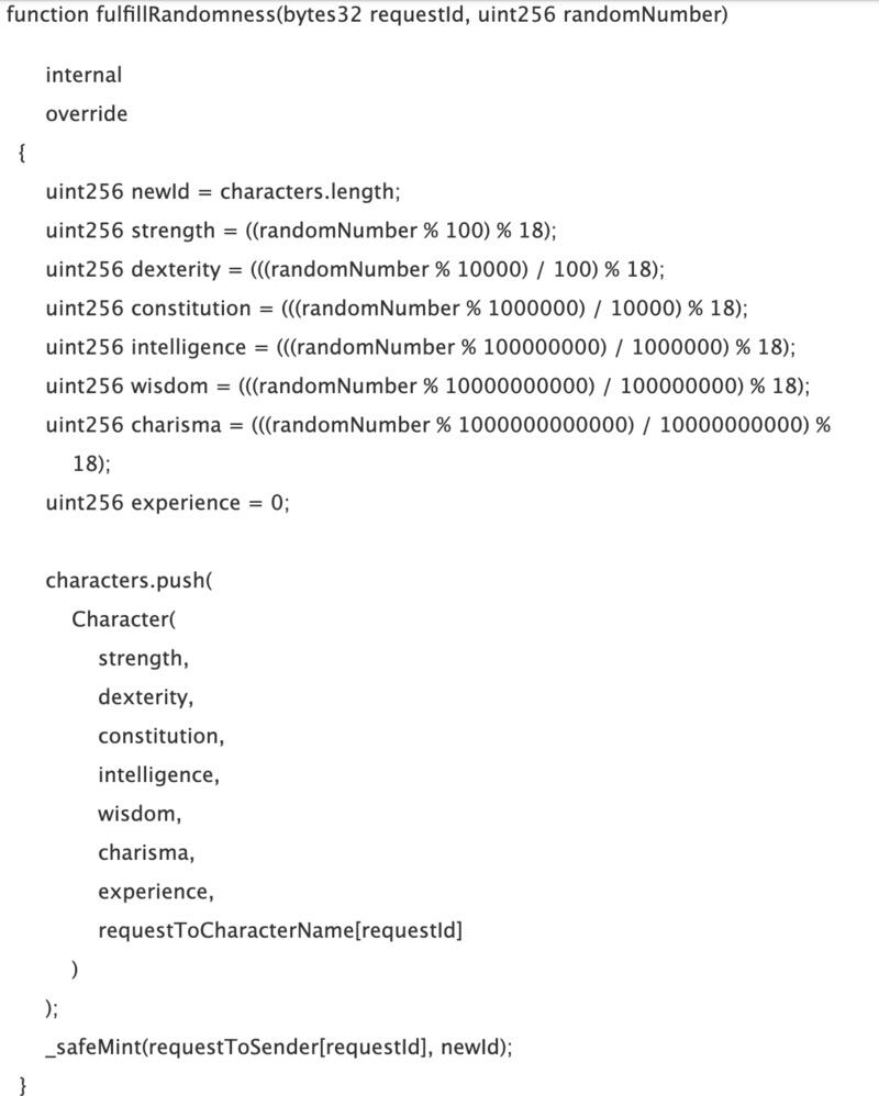 如何在NFT(ERC721)中获取随机数?