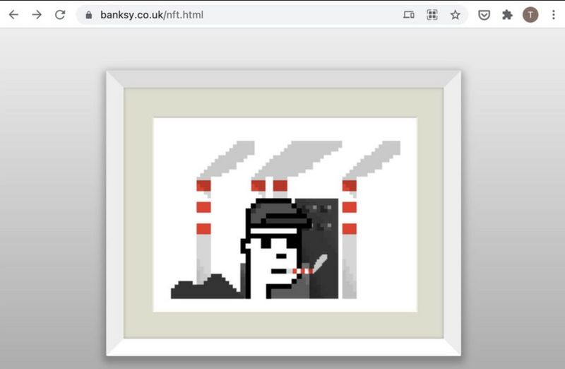 Banksy 管網現虛假 NFT 廣告，收藏大佬 Pranksy 被騙 33.6 萬美元