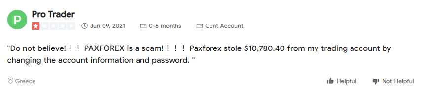 詐騙曝光:PaxForex 因提款問題而受到批評 詐騙曝光:PaxForex 因提款問題而受到批評