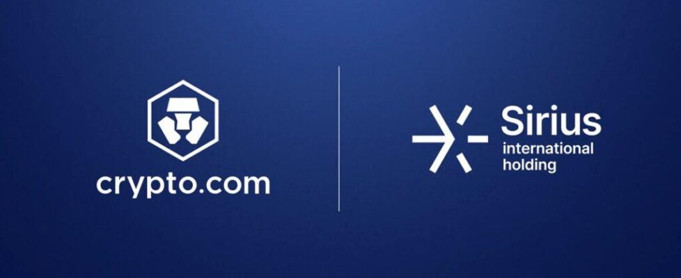 Sirius International Holding联手Crypto.com:推动阿联酋区块链与资产代币化基础设施